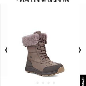 UGG Women's Taupe and Brown Winter Boots